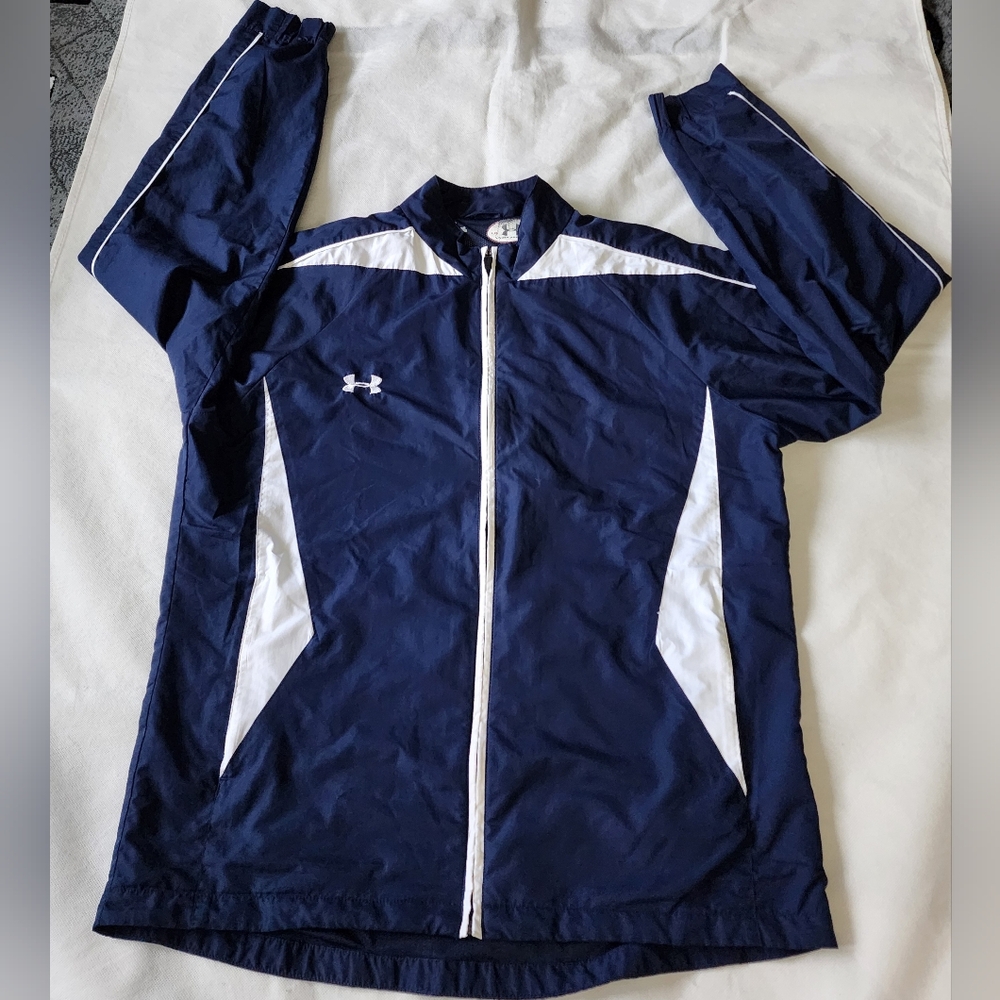 Under Armour Windbreaker Jacket with Mesh Lining size Large